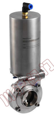 D621氣動衛(wèi)生型蝶閥,結(jié)構(gòu)圖